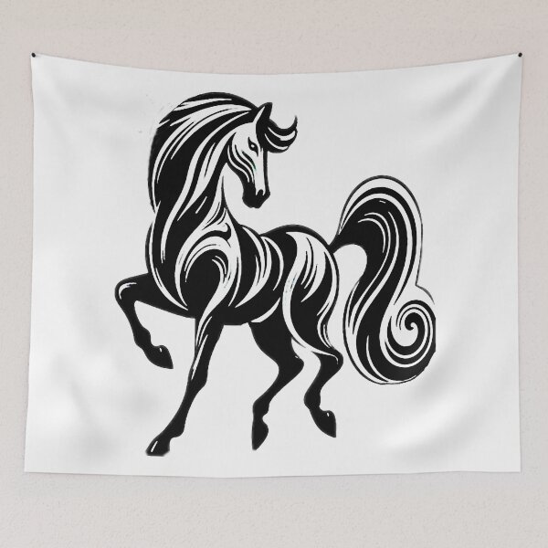 Item preview, Horse Prancing designed and sold by ViaARTfactory.