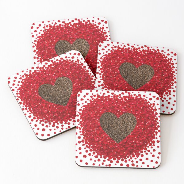 Item preview, Heart made of beans, thousands of rose petals designed and sold by Marcu Ioachim.