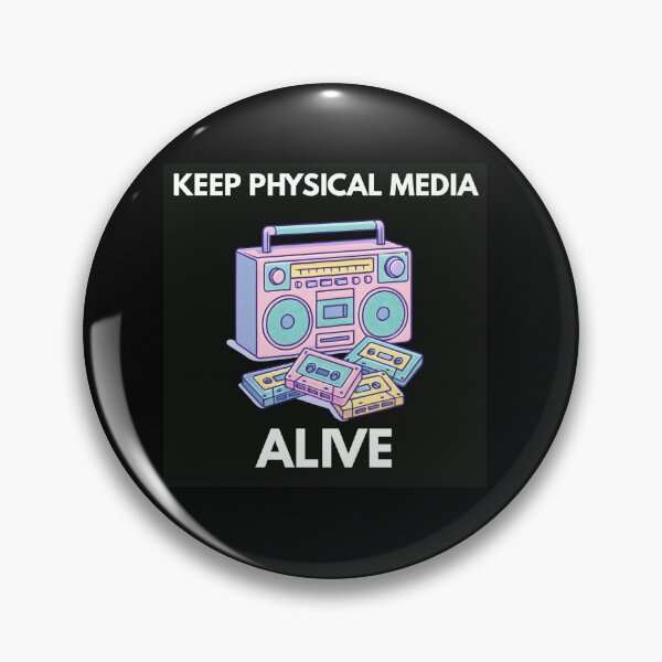Item preview, Keep Physical Media Alive designed and sold by CineNostalgia.