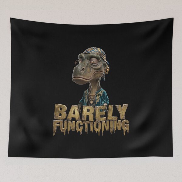 Item preview, Barely Functioning Dino Mood designed and sold by TheCalmEdit.