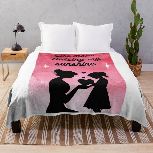 Item preview, Girl Mom Raising My Sunshine Cute Mother Daughter Love Design designed and sold by Mastalina99.