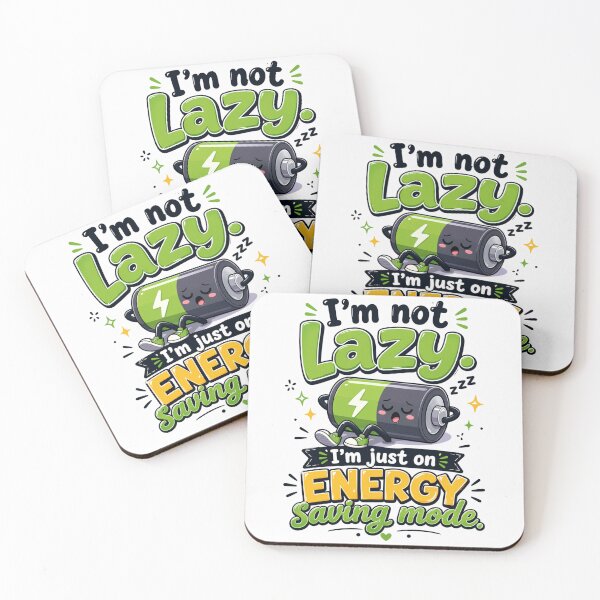 Item preview, I’m Not Lazy, I’m Recharging designed and sold by PK28SHOP.