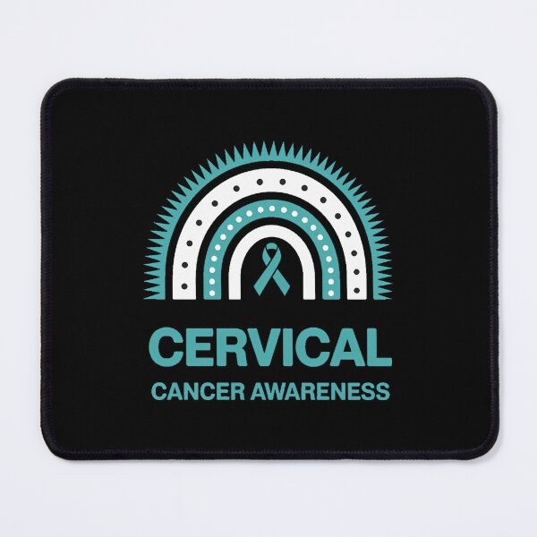 Item preview, Cervical Cancer Awareness Teal and White Ribbon designed and sold by PunkNation-Arts.