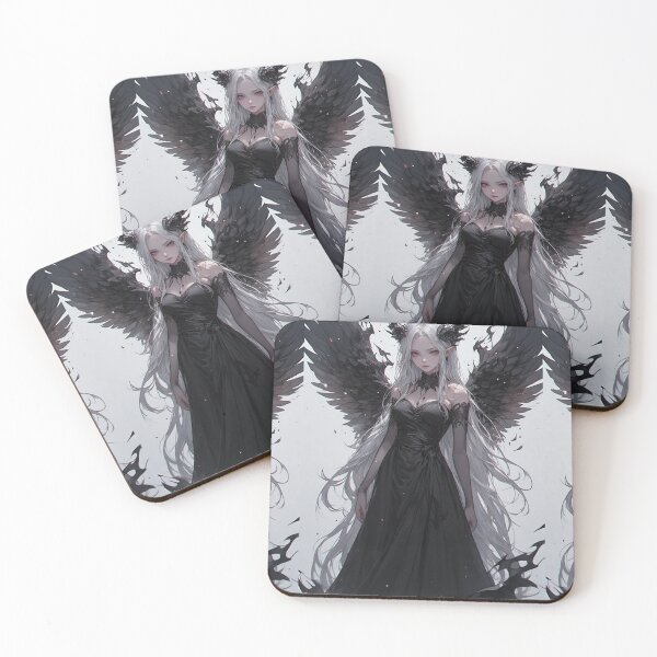 Item preview, Gothic anime angel woman designed and sold by ArtsJulian.