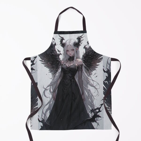Item preview, Gothic anime angel woman designed and sold by ArtsJulian.