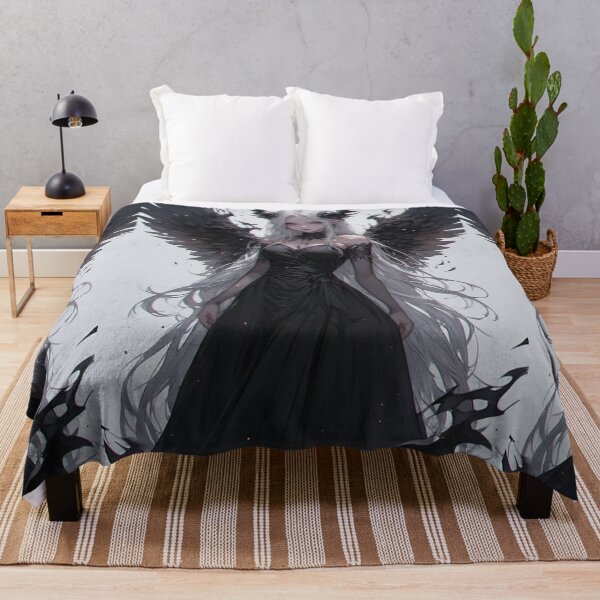 Item preview, Gothic anime angel woman designed and sold by ArtsJulian.