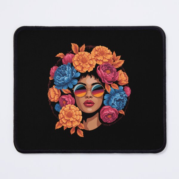 Item preview, Black History for Women Afro Flower Hair Juneteenth designed and sold by PunkNation-Arts.
