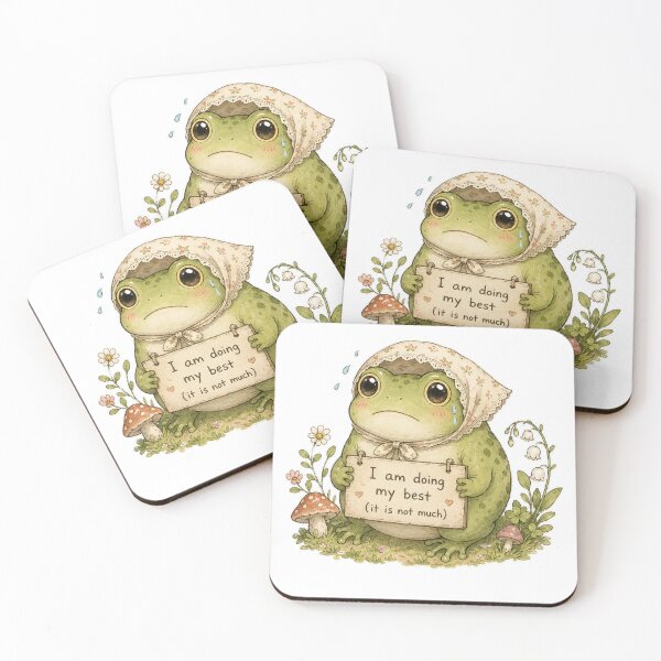 Item preview, I Am Doing My Best (It Is Not Much) Cute Frog Meme T-Shirt designed and sold by Sell4World.