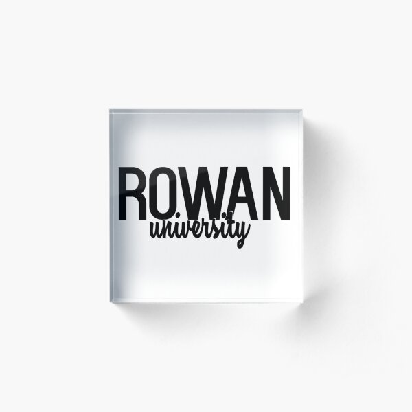 Rowan University Acrylic Block