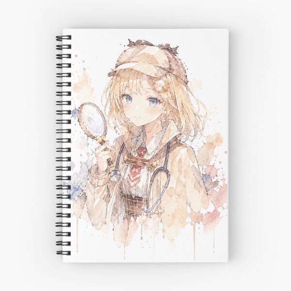 Item preview, Amelia Watson Watercolor Potrait designed and sold by ChromiraStudios.