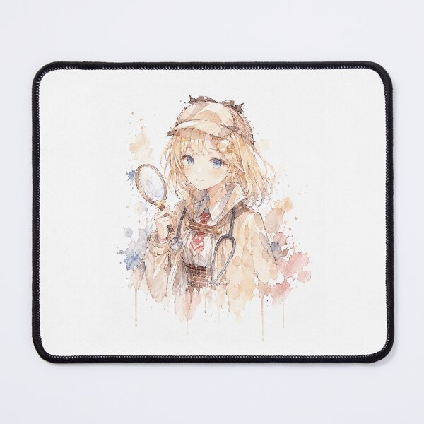 Item preview, Amelia Watson Watercolor Potrait designed and sold by ChromiraStudios.