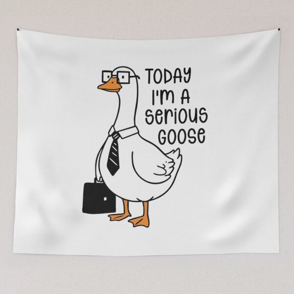 Item preview, Today I'm A Serious Goose designed and sold by xaviquirmo.