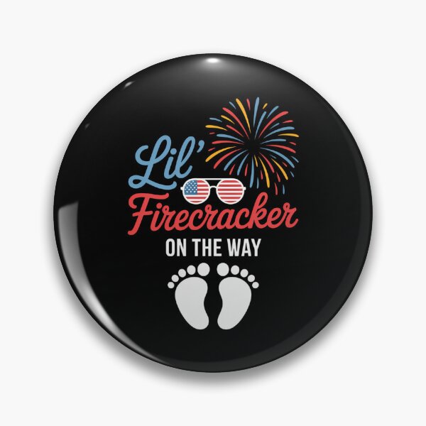Item preview, 4th of July Pregnancy Firecracker designed and sold by benonarts.