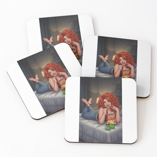 Item preview, redhead in bed designed and sold by Provocateuramor.