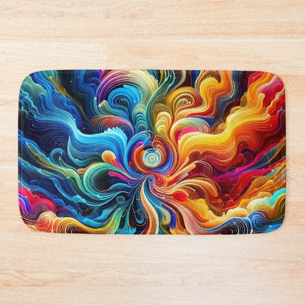 Item preview, Retro 1960's Hippie Psychedelic Fantasy Colorful Vibrant Designs designed and sold by DEC02.