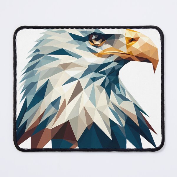 Item preview, Geometric Eagle Head Low Poly Design designed and sold by ekoprasetioart.