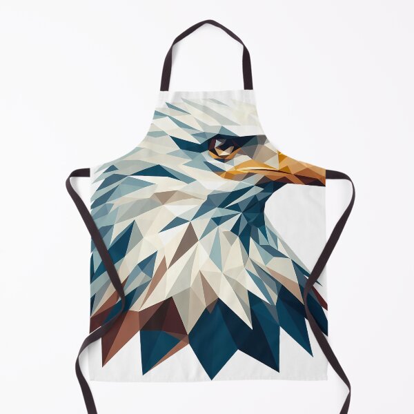 Item preview, Geometric Eagle Head Low Poly Design designed and sold by ekoprasetioart.