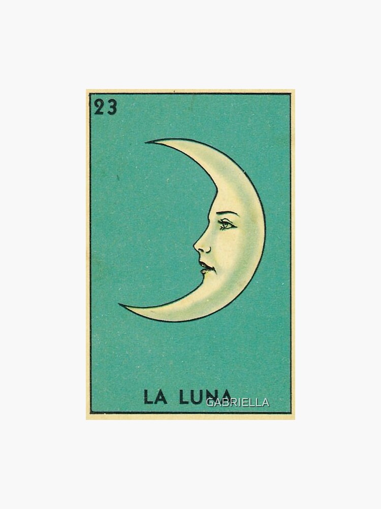 Thumbnail 3 of 3, Sticker, "La Luna" Sticker designed and sold by Gabihearts.