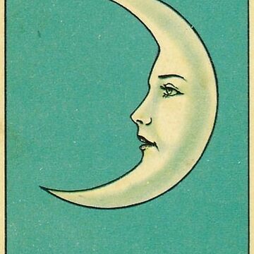 Artwork thumbnail, "La Luna" Sticker by ☾ GABRIELLA ☾