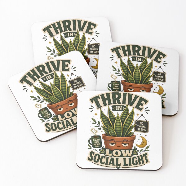 Item preview, Thrive In Low Social Light Plant Meme designed and sold by rhainlds.