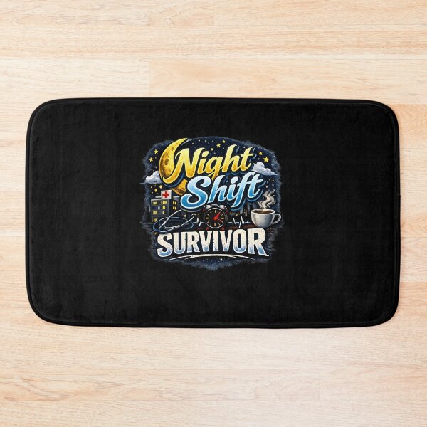 Item preview, Night Shift Survivor Nurse Hospital Healthcare designed and sold by novadawy.