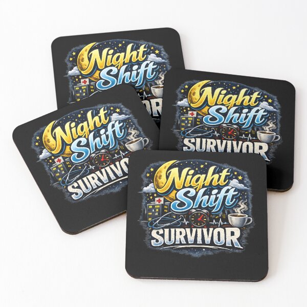 Item preview, Night Shift Survivor Nurse Hospital Healthcare designed and sold by novadawy.