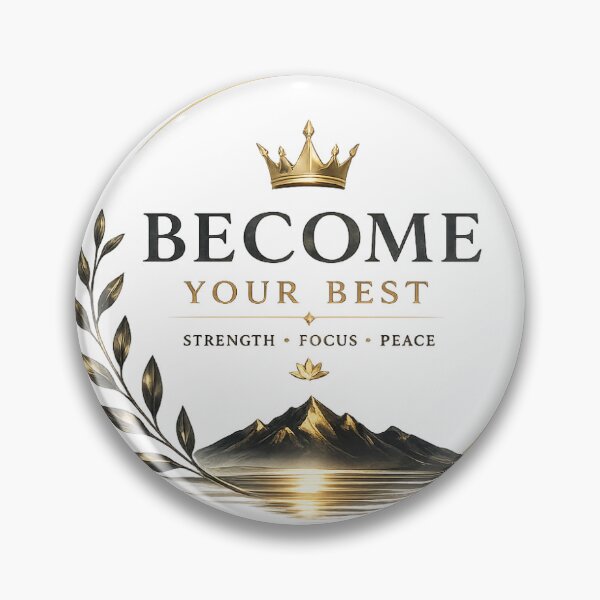 Item preview, Become Your Best Summit Crest designed and sold by MohAlsayed.