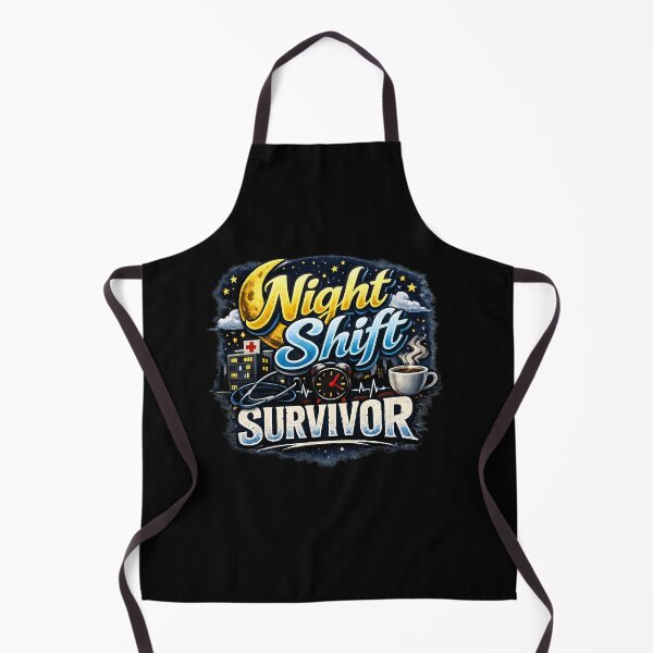 Item preview, Night Shift Survivor Nurse Hospital Healthcare designed and sold by novadawy.
