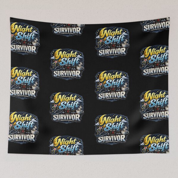 Item preview, Night Shift Survivor Nurse Hospital Healthcare designed and sold by novadawy.