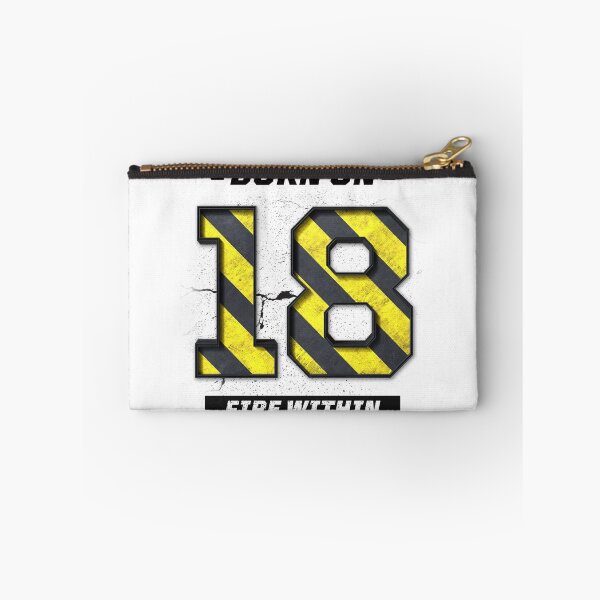 Item preview, Born on 18 Fire Within – Birthday Number 18 Shirt, Inner Strength Design, Grunge Industrial Streetwear designed and sold by amareshdas008.