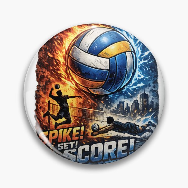 Item preview, Volleyball Fire and Ice Showdown designed and sold by rhainlds.