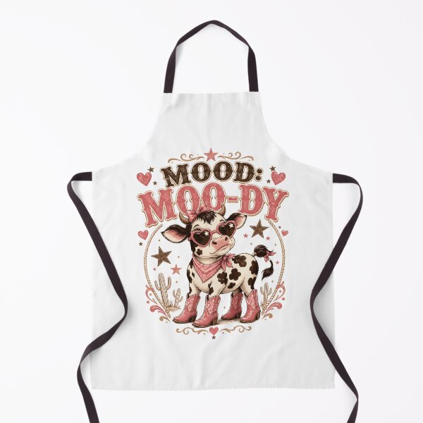 Item preview, Mood Moo-Dy Cow Shirt Cute Western Cowgirl Funny Cow designed and sold by JerdbordinShop.