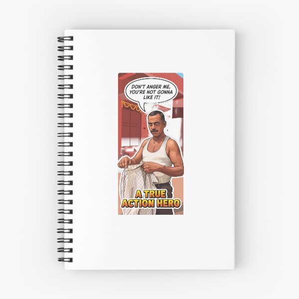 Item preview, A True Action Hero - Desi Muscles Funny Indian Meme designed and sold by PRKArtist.