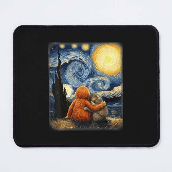 Item preview, Warm Embrace Under Swirling Starry Sky Artwork designed and sold by chanyang333.