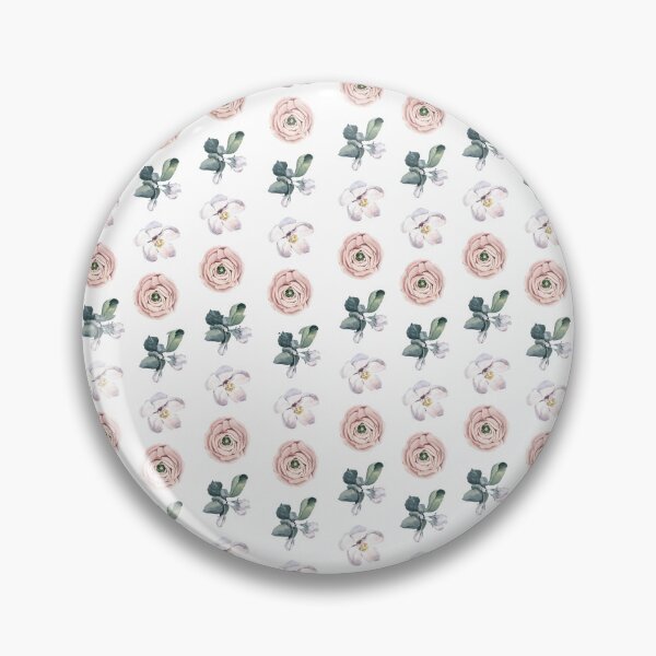 Item preview, Petite Blush Ranunculus & Orchard Bloom Pattern #2 designed and sold by MarykeArt.