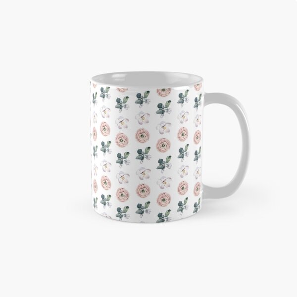 Item preview, Petite Blush Ranunculus & Orchard Bloom Pattern #2 designed and sold by MarykeArt.