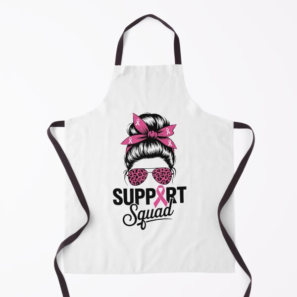 Item preview, Breast Cancer Awareness Support Squad Messy Bun designed and sold by Moon-Ape.