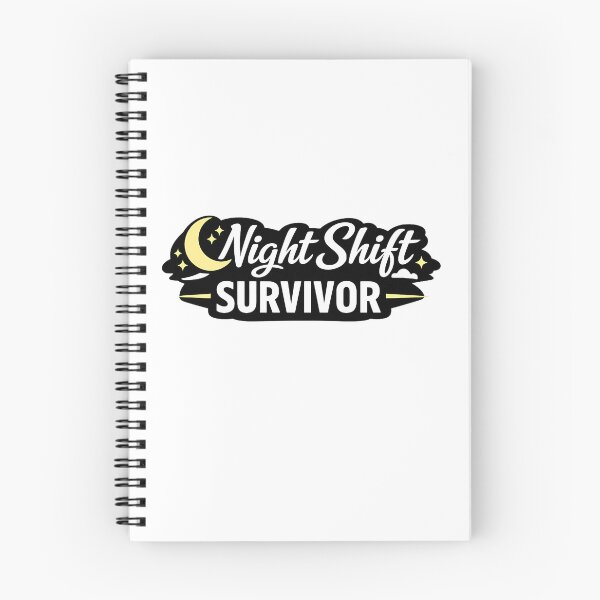 Item preview, Night Shift Survivor Night Owl Essential Worker designed and sold by novadawy.