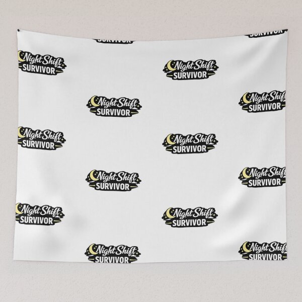 Item preview, Night Shift Survivor Night Owl Essential Worker designed and sold by novadawy.