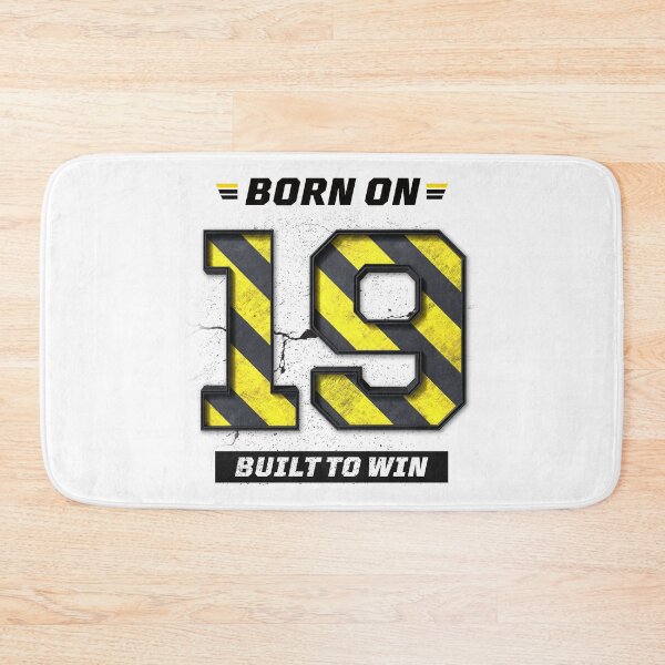 Item preview, Born on 19 Built to Win – Birthday Number 19 Shirt, Winning Mindset Design, Bold Grunge Streetwear designed and sold by amareshdas008.