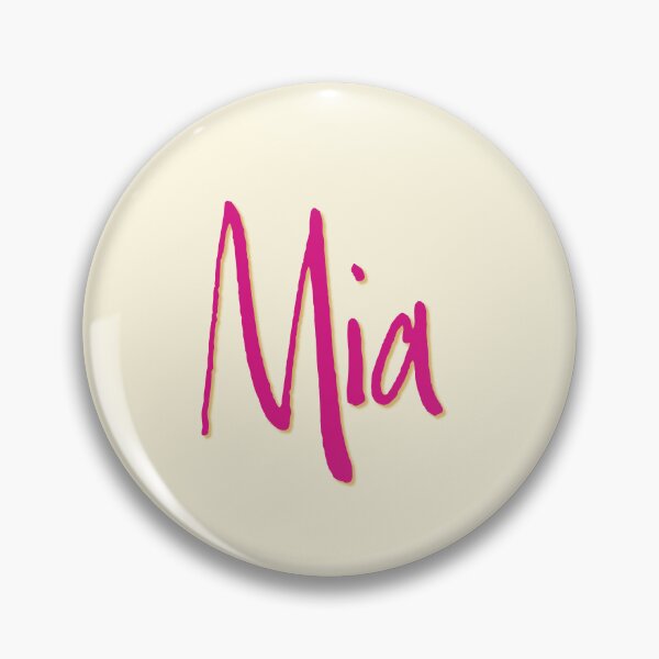 Item preview, MIA personalized type design designed and sold by CharlottePlaceArt.