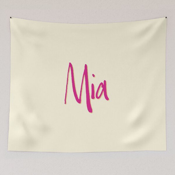Item preview, MIA personalized type design designed and sold by CharlottePlaceArt.