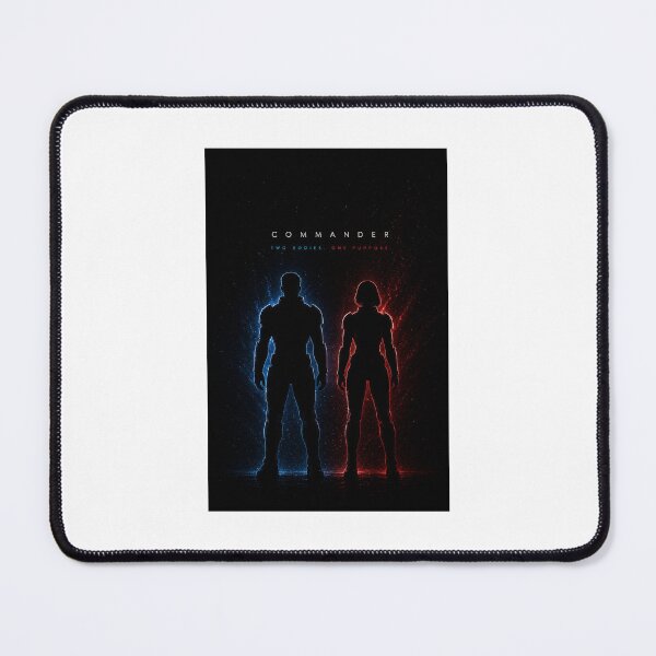 Item preview, Two Forms. One Purpose. | Minimal Sci-Fi Commander Poster | Dual Silhouette Art designed and sold by Echoes of the Void .