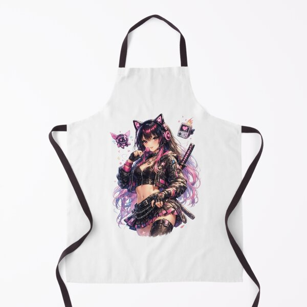 Item preview, Sweet Cyber Catgirl – Neon Lollipop Dreams designed and sold by AnimDream .