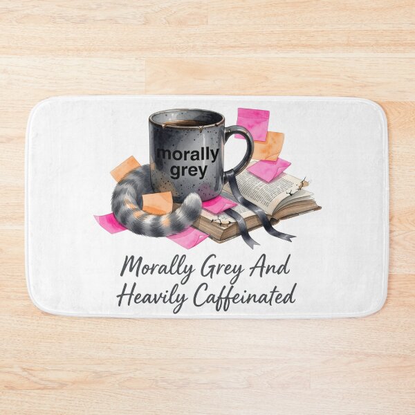 Item preview, Morally Grey And Heavily Caffeinated — BookTok Coffee Reader Tee designed and sold by kosimazaki.