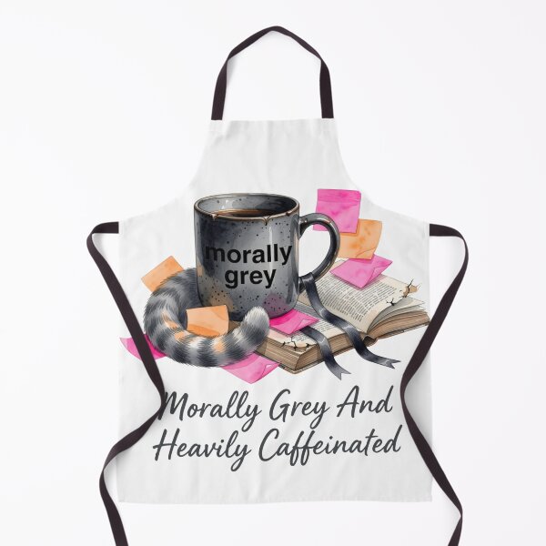 Item preview, Morally Grey And Heavily Caffeinated — BookTok Coffee Reader Tee designed and sold by kosimazaki.