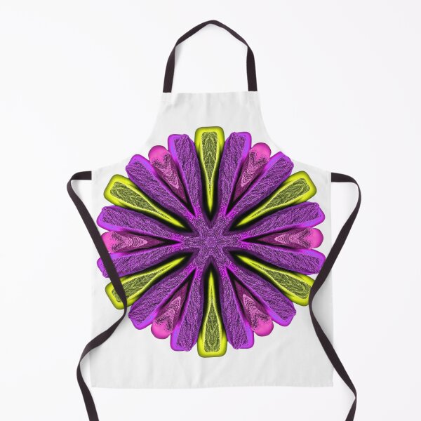 Item preview, Vibrant Purple and Yellow Neon Mandala Art designed and sold by blacK1982White.