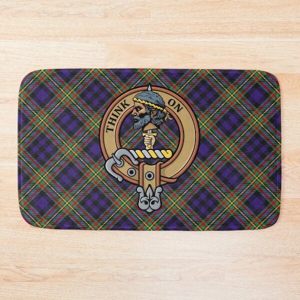 Item preview, Clan MacLellan Crest over Modern Tartan designed and sold by sifis.