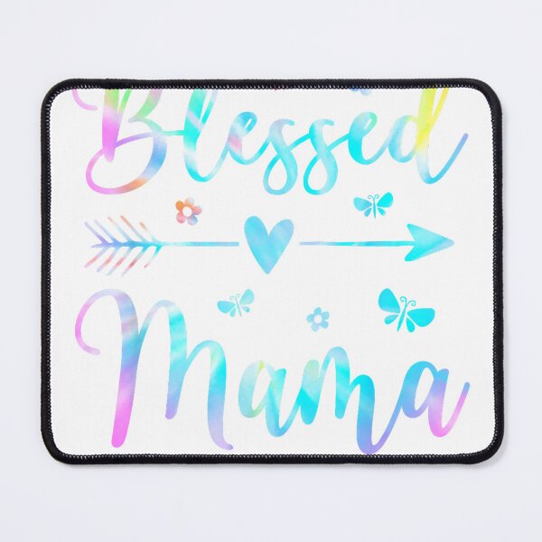 Item preview, Blessed Mama Cute Mom Butterfly Flower Mother's Day T-Shirt designed and sold by RKdrawings.