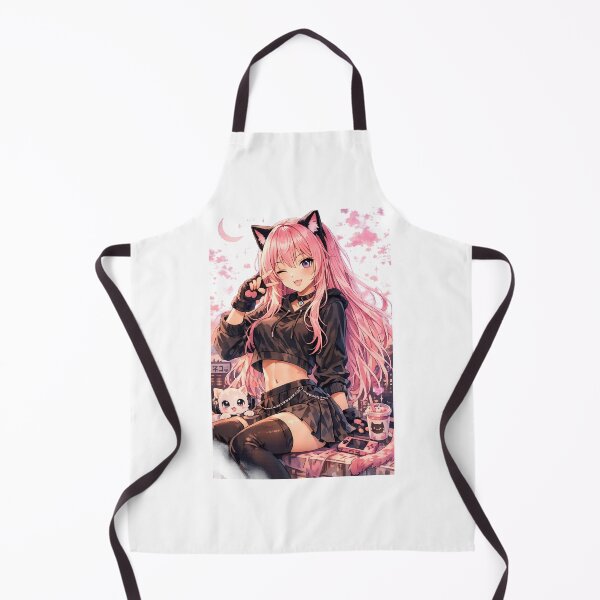 Item preview, Pink Hair Anime Girl Aesthetic Pastel Waifu Cute Digital Art designed and sold by AnimDream .